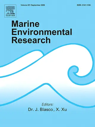 Capa da revista Marine Environmental Research