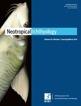 Capa da revista Neotropical Ichthyology