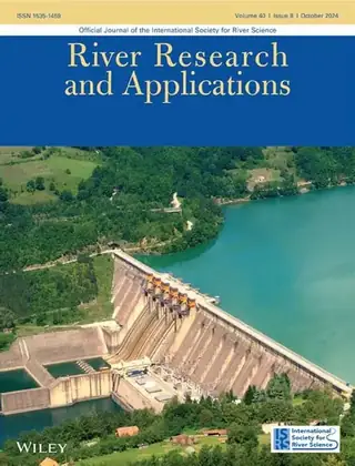 Capa da revista River Research and Applications