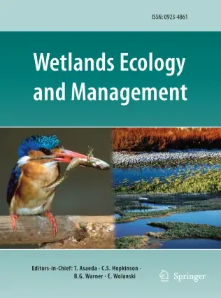 Capa da revista Wetlands Ecology and Management